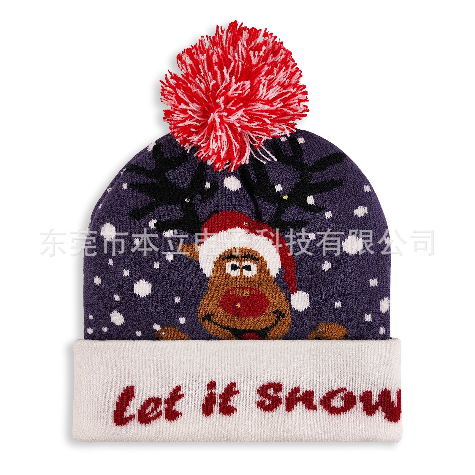 Wholesale  10pcs Winter Knitted Hat  Christmas Party Led Light Hat special