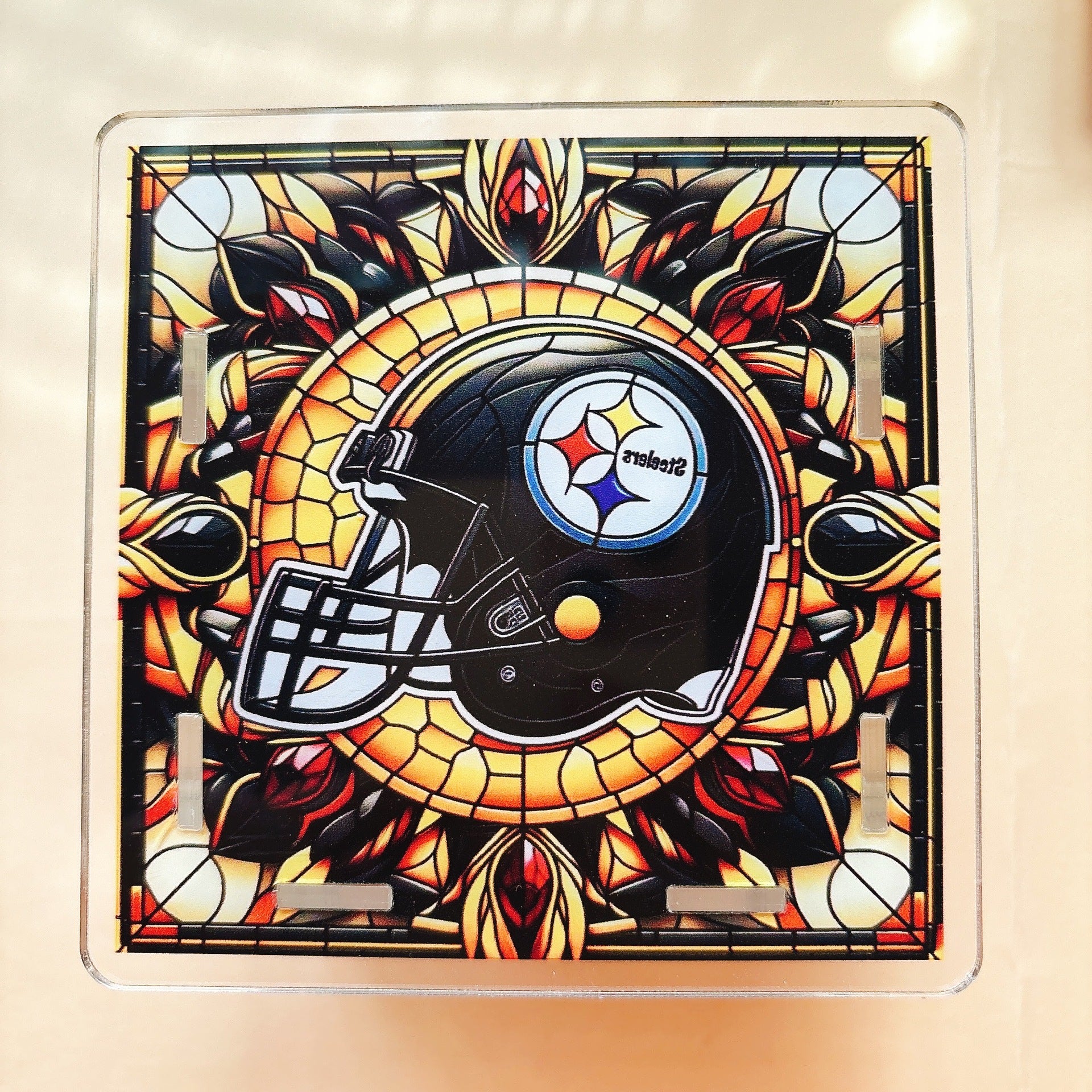 Wholesale Sporting Acrylic Pen Holder Popular Pen Box Creative Gift Stationery Student 10cm