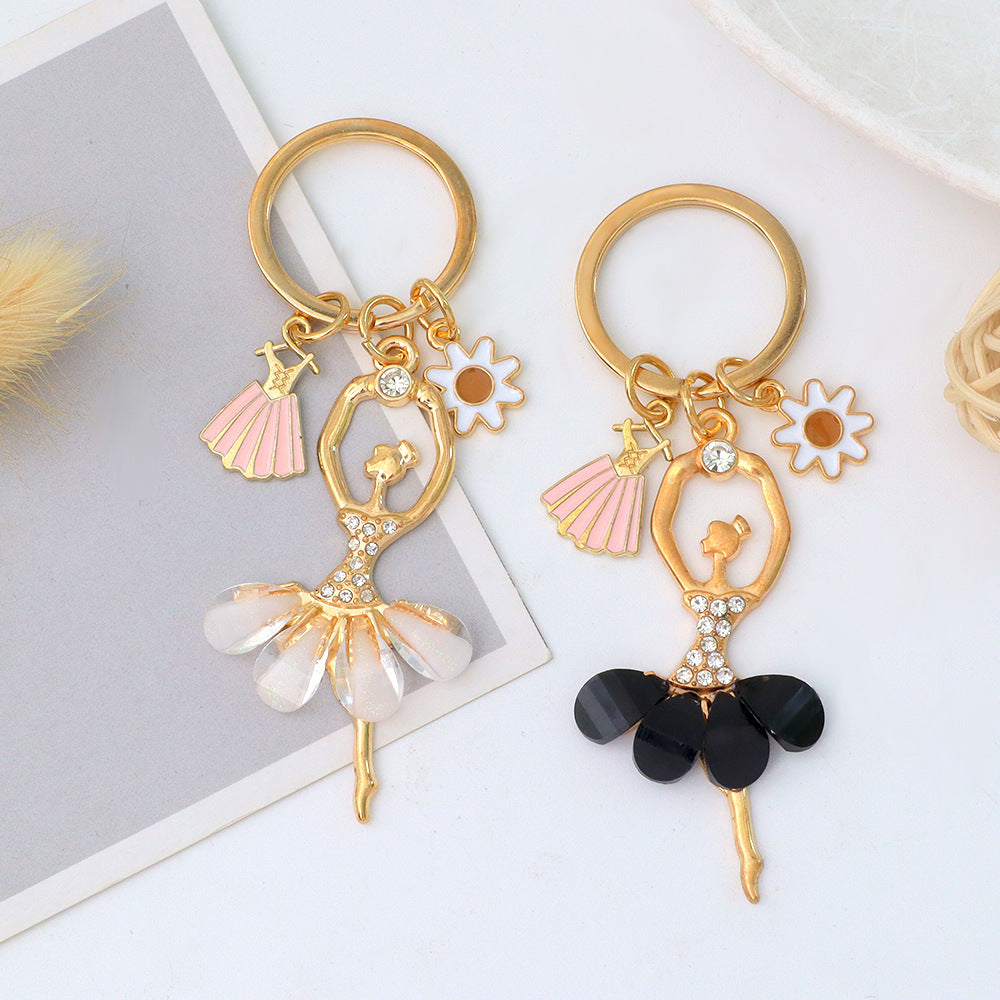 Wholesale Elegant Ballerina Girl Keychain