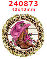 Wholesale Random 30pcs Western style leopard print letter cartoon Acrylic Flatback