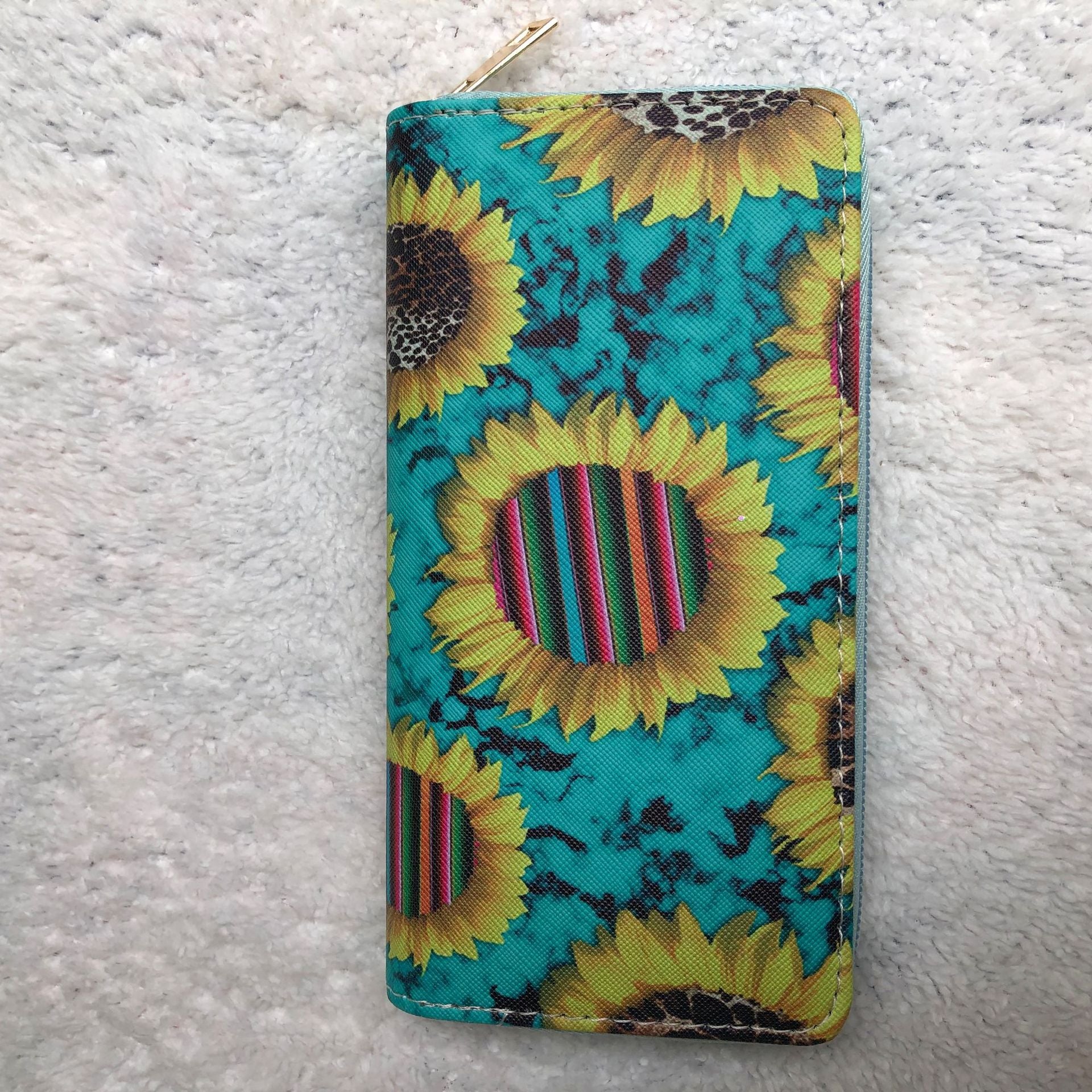 Wholesale Western Style Christmas PU Printed Wallet