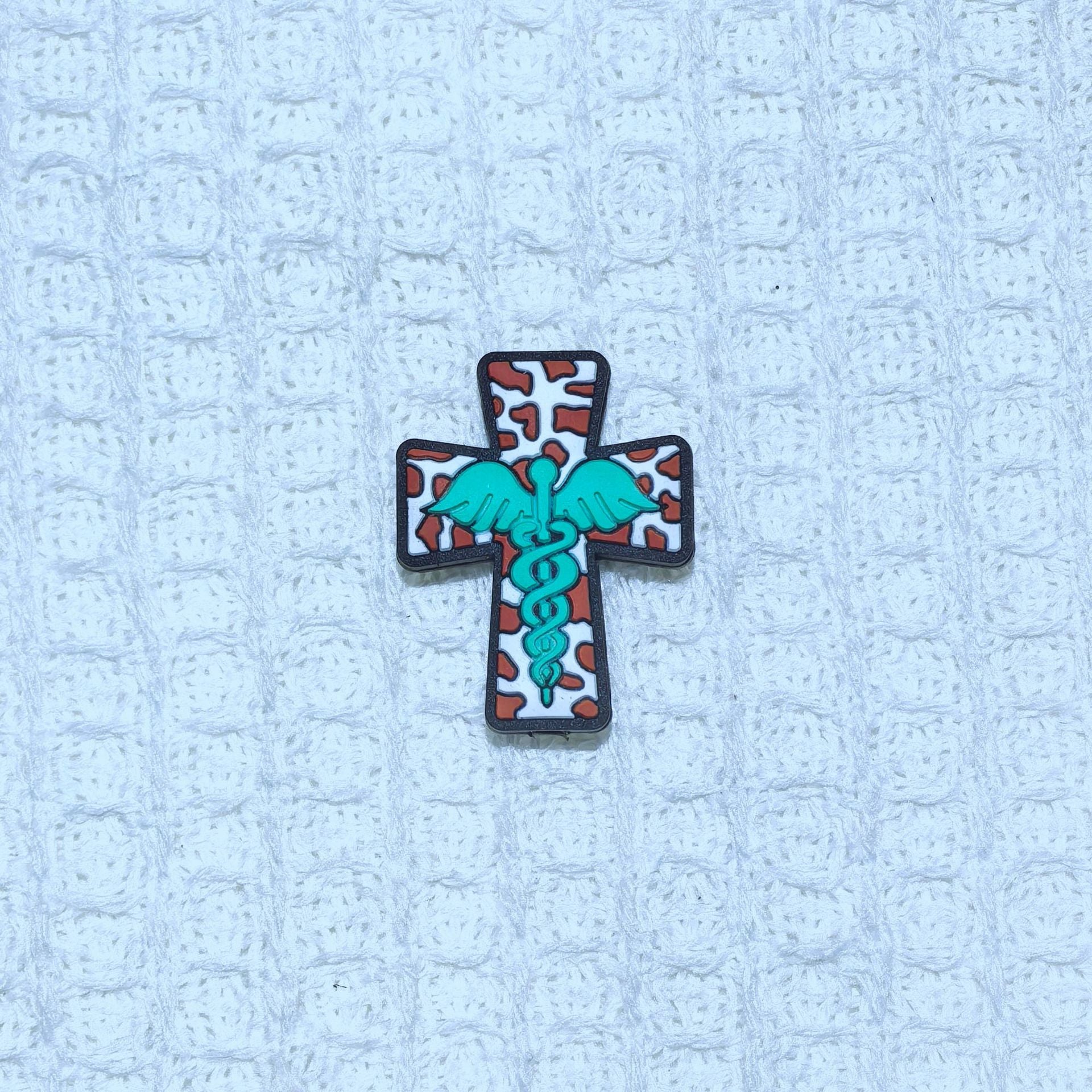 Wholesale  Random 100pcs  cross variety series silicone cartoon beads Focal Beads