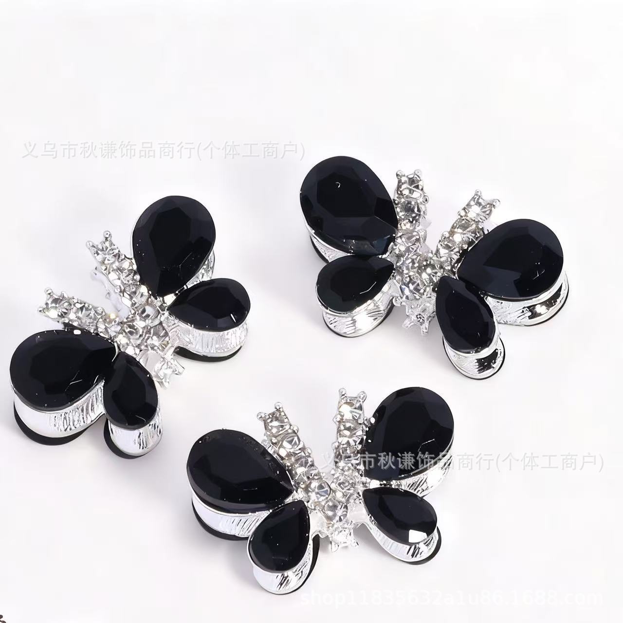 Wholesale 10pcs Colorful sparkling diamond butterfly Crystal Beads