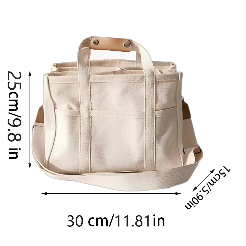 Wholesale Fashion Multi functional Mother and Baby Canvas Shoulder Bags