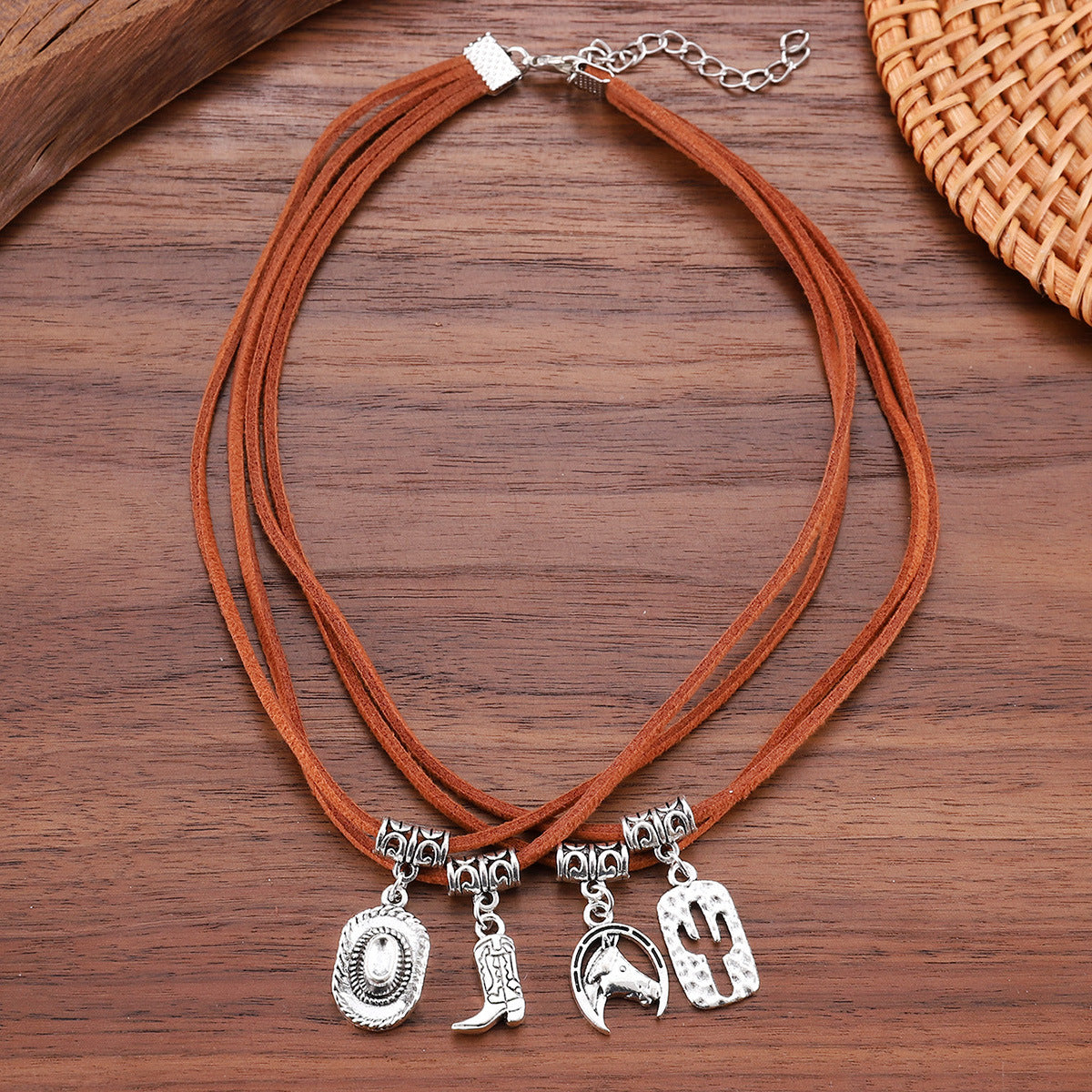 Wholesale Western Cowboy Retro Imitation Alloy Necklace