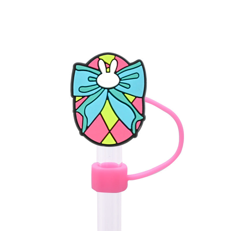 Wholesale Random 100 pcs 10M Easter  dust plug straw hat creative DIY cup