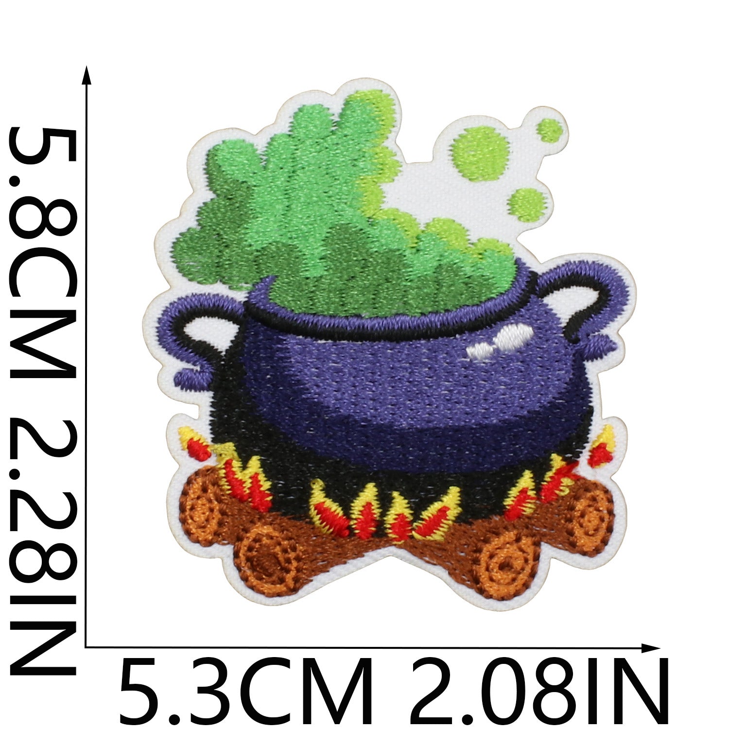 Wholesale   Web Ghost Embroidered Iron On Patches Polyester Thread Sheet For ets Backpacks