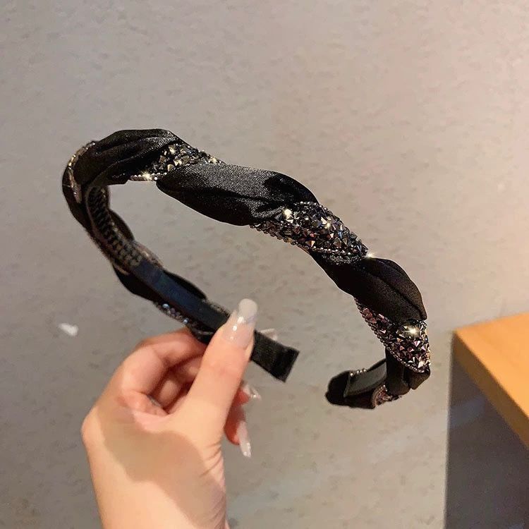 Wholesale Braid temperament all-match non-slip toothed headband exquisite girl advanced niche design headband