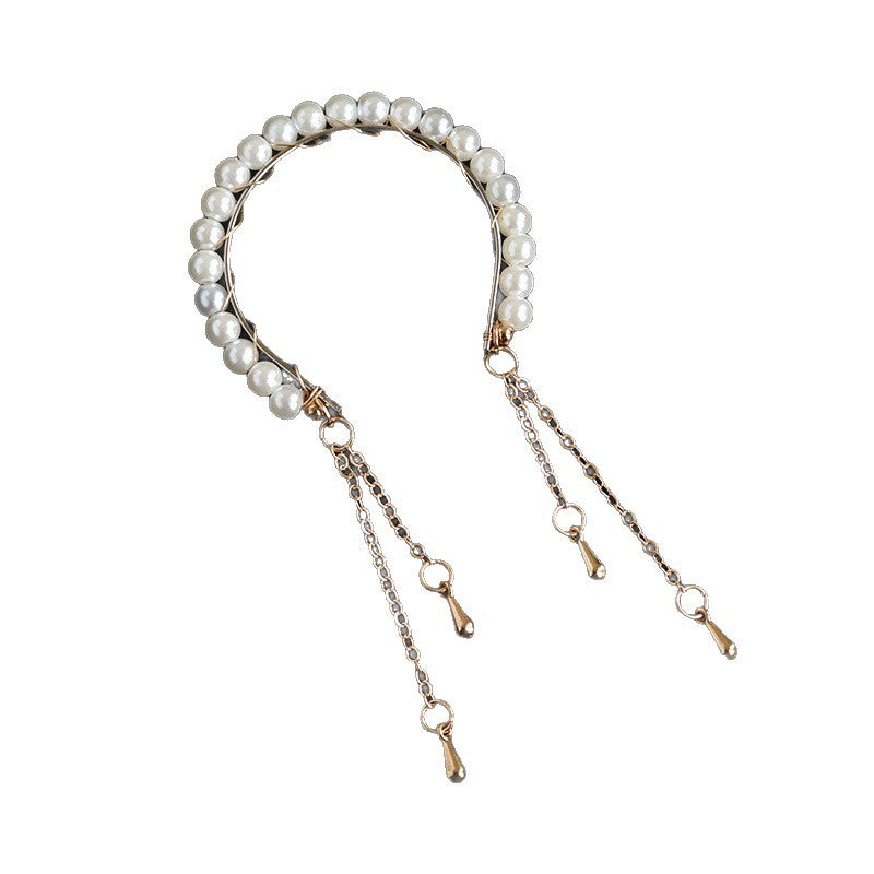 Wholesale Fairy Style BJD Doll Headband Imitation Pearl Hair Accessory