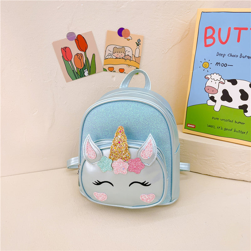 Wholesale PU Kids Unicorn Backpack