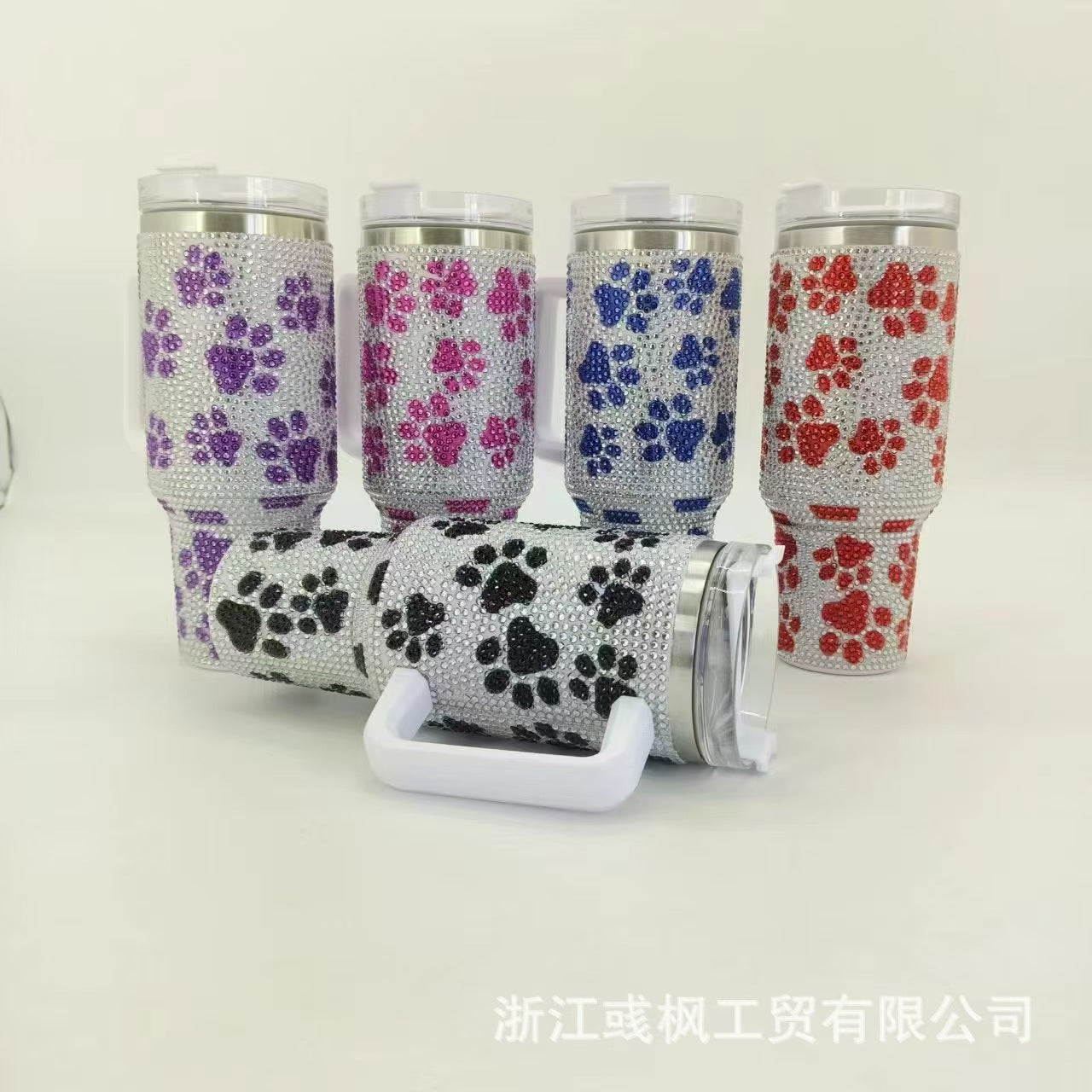 Wholesale pumpkin face cup 40oz large capacity stainless steel car ice bully cup