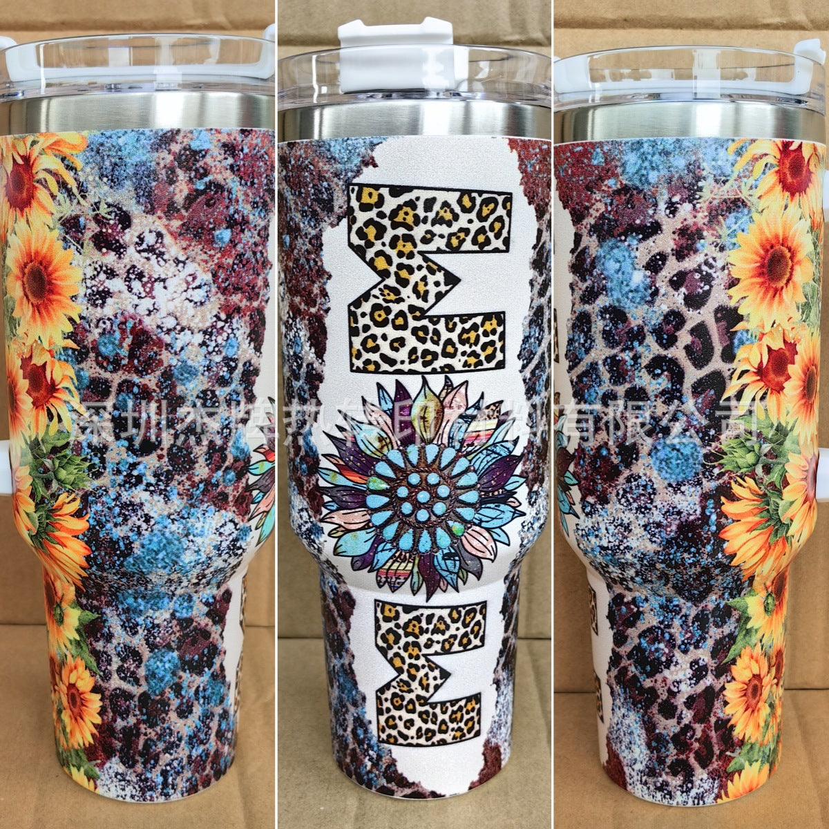 Wholesale Mother's Day Series 40oz Car Handle Large Capacity Ice Bomber Cup