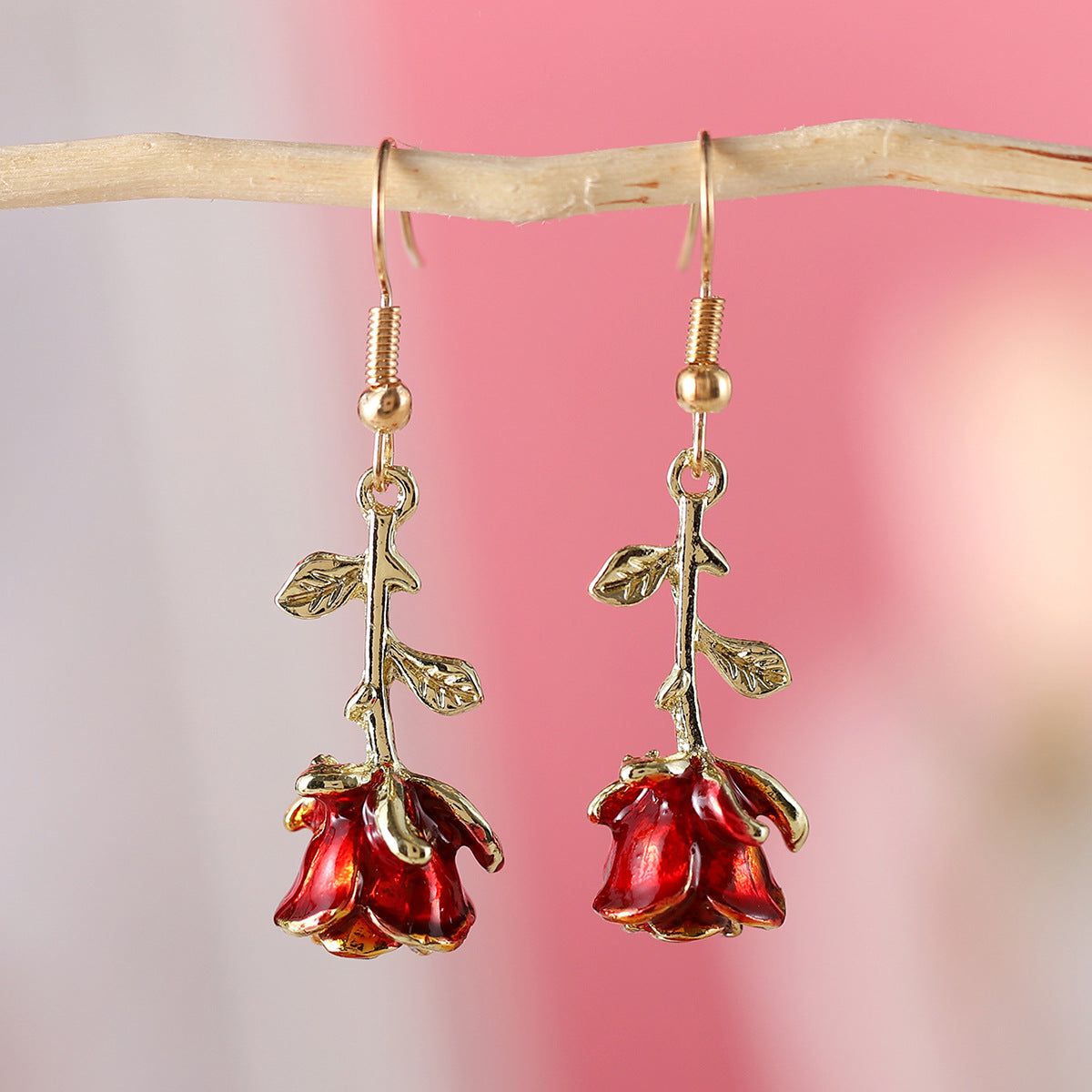 Wholesale Vintage rose earrings