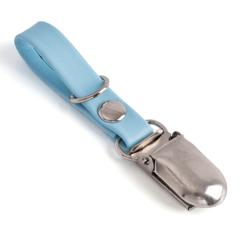 Wholesale 100pcs Creative Colorful Keychain PU Leather Duckbill Keychain