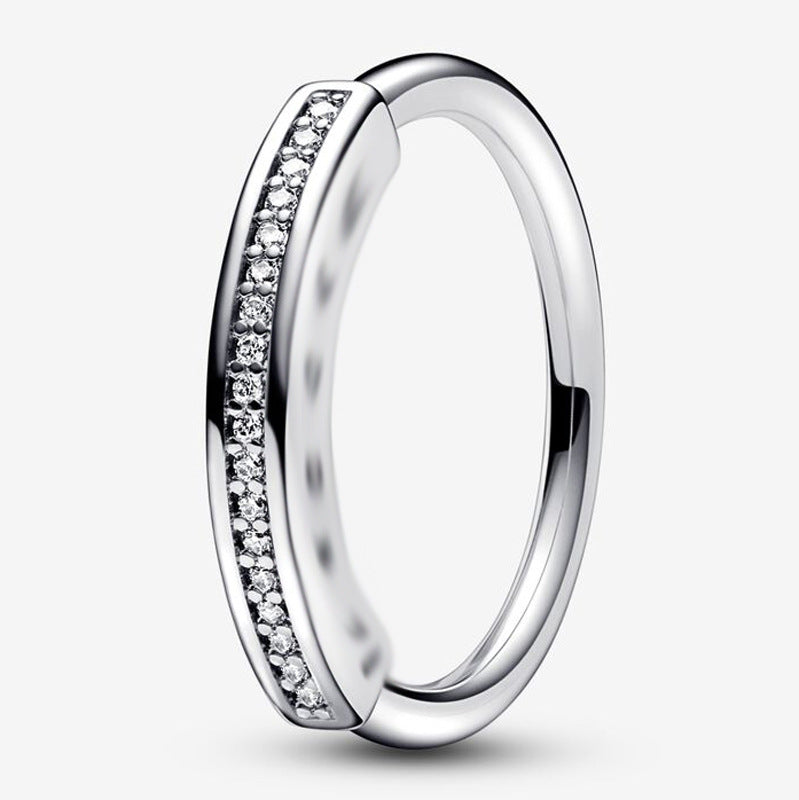 Wholesale Fashion dark purple Pansy Ring