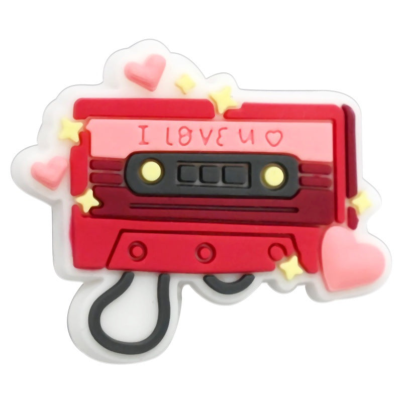 Wholesale Random 100pcs/pack  Musical Instrument Series Cartoon Beads