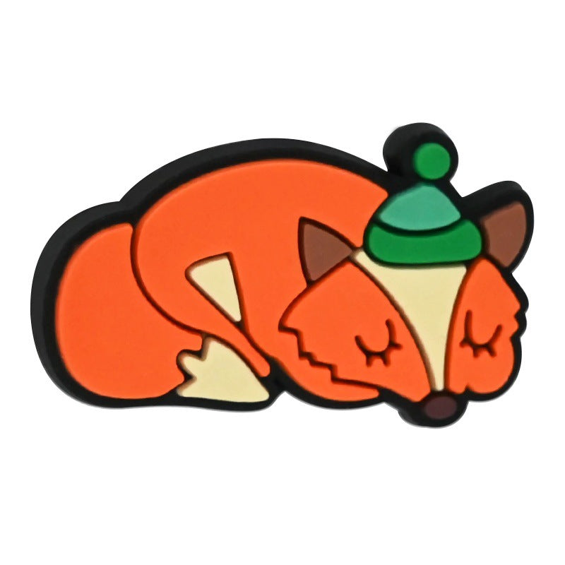 Wholesale Random 100pcs/pack  Thanksgiving-themed cartoon soft rubber beads