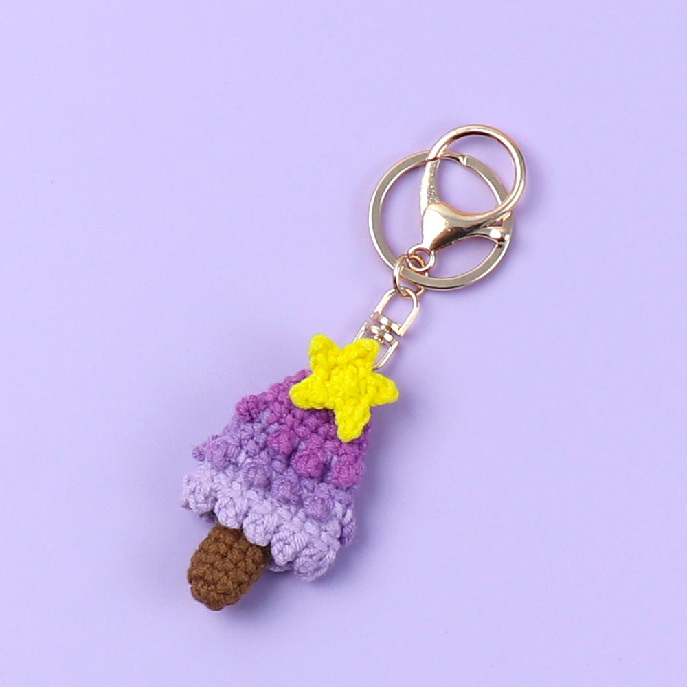 Wholesale Handmade Crochet Wool Butterfly Keychain