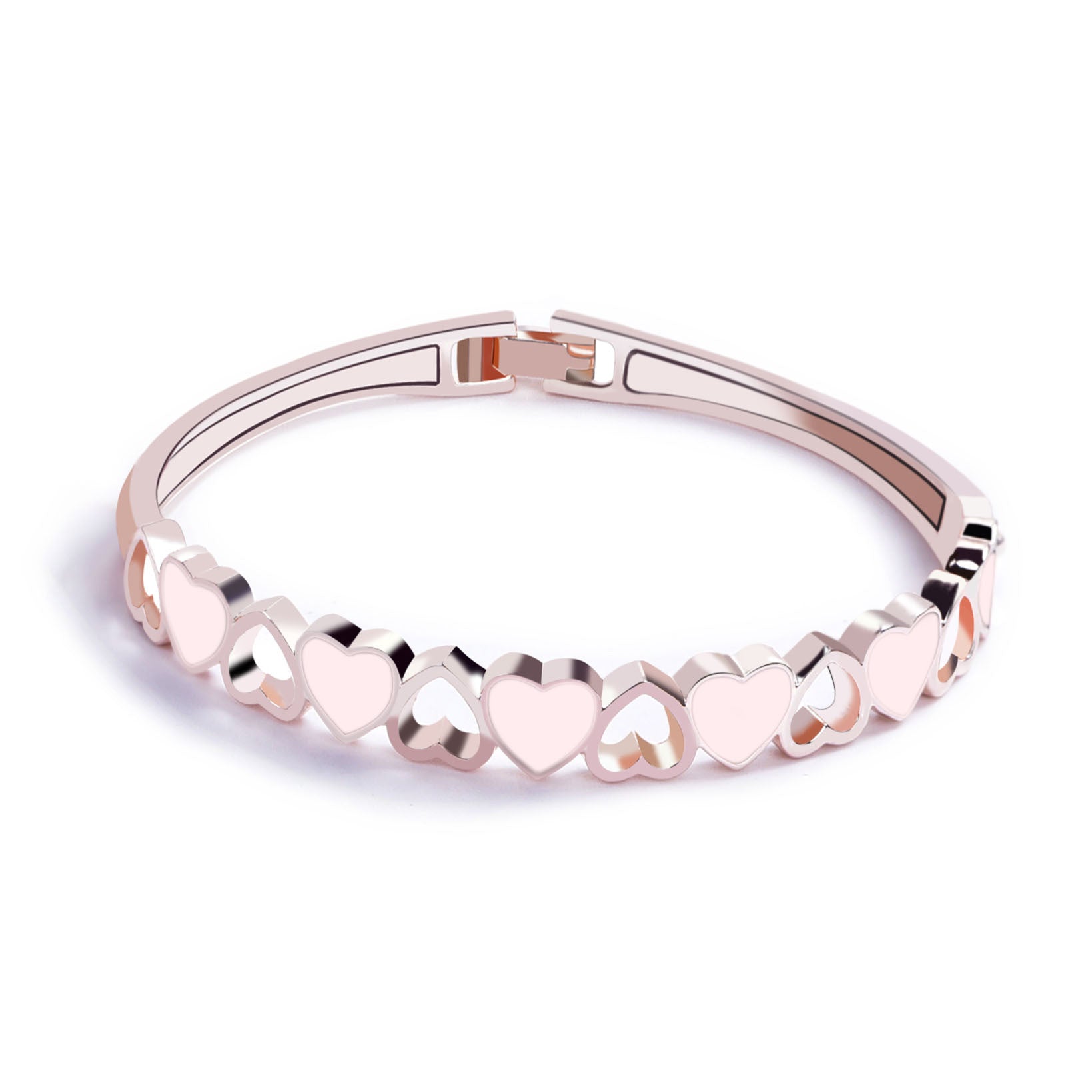 Wholesale Heart to Heart Alloy Bracelet