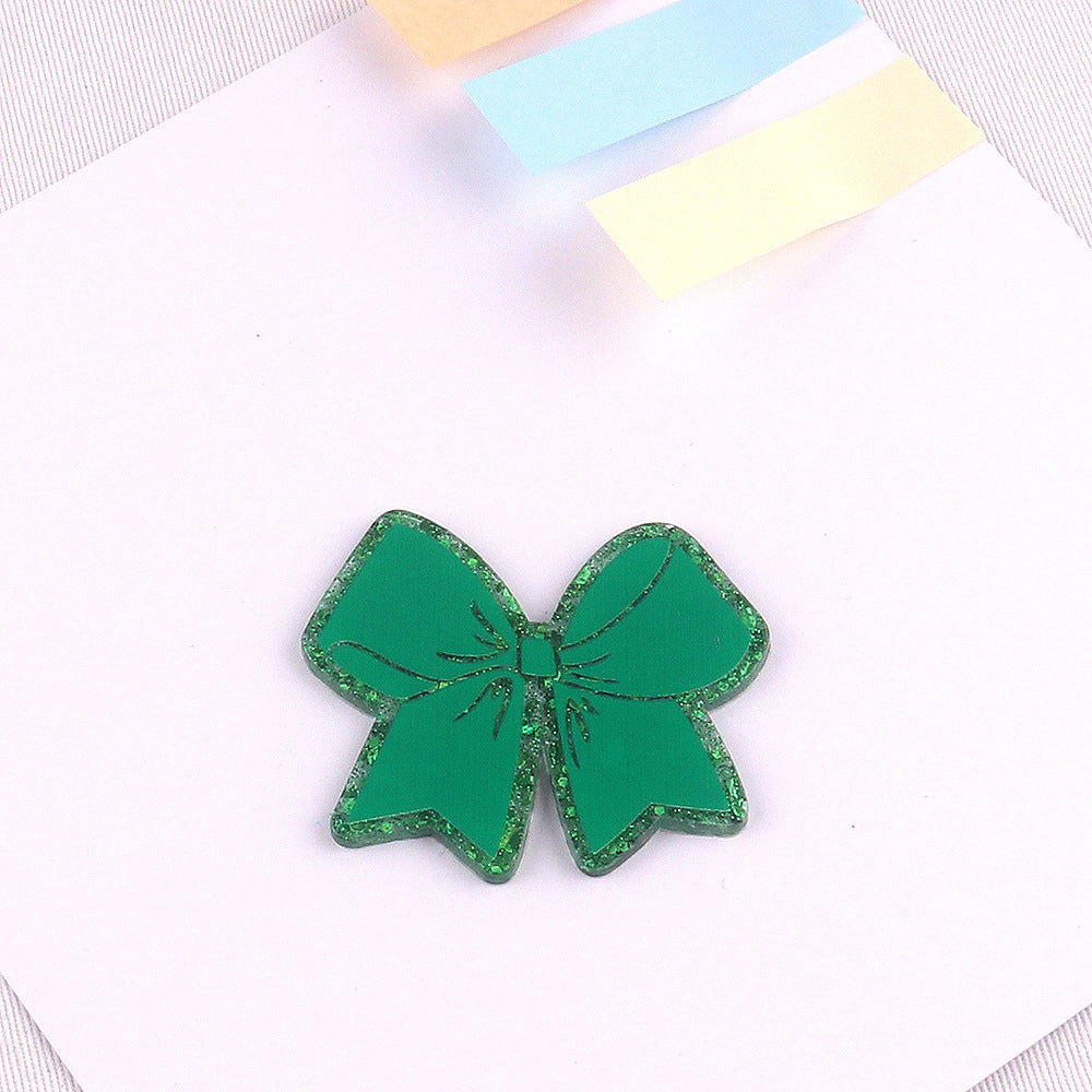 Wholesale 10pcs/pack Pretty Bows Acrylics for Badge Reel