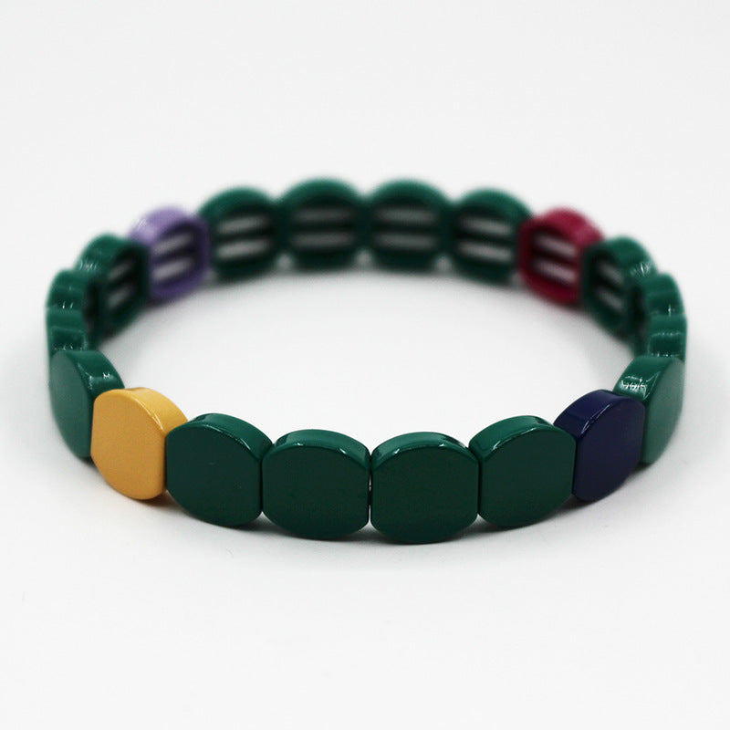 Pulseras de aleación al por mayor de aleación pintada