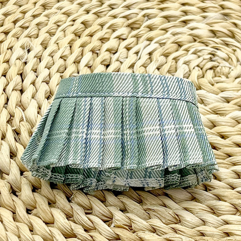 Wholesale 17cm doll clothes change outfit pleated skirt Doll Accessories