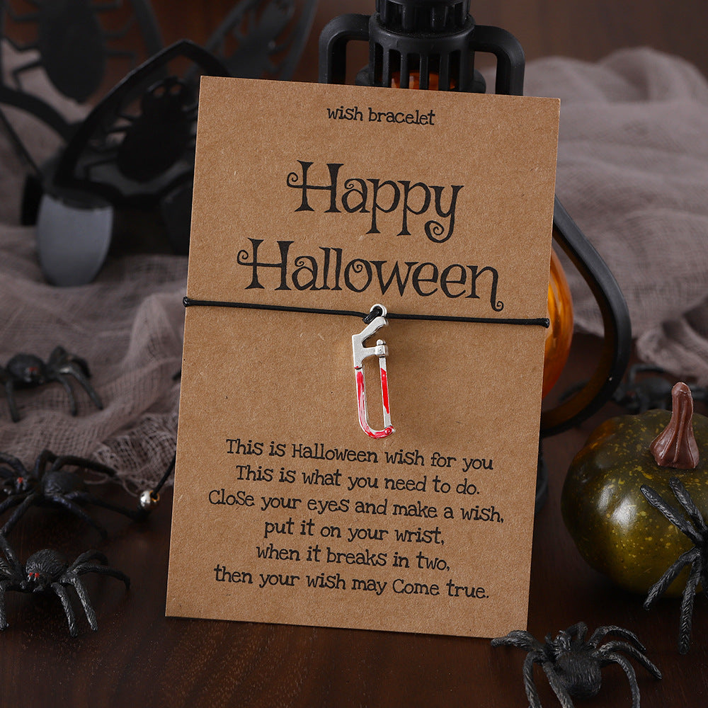 Wholesale  series bloody tool teeth skull bracelet