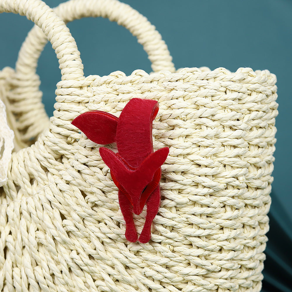 Wholesale Parrot Acrylic Fox Animal Brooch