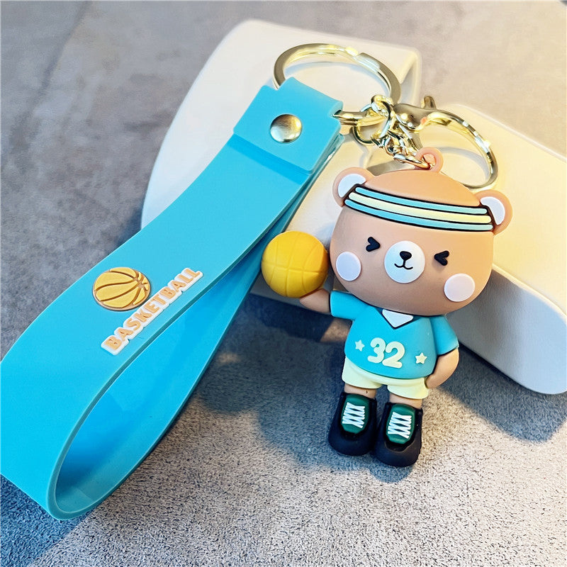 Wholesale Cartoon Bear PVC Keychain