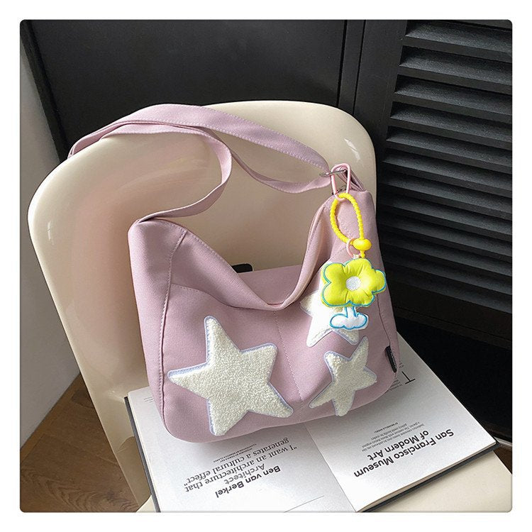 Wholesale Oxford Cloth Cute Pentagram Messenger Bag