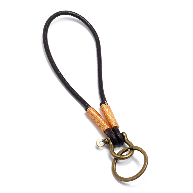 Wholesale Top Layer Cowhide Key Chain
