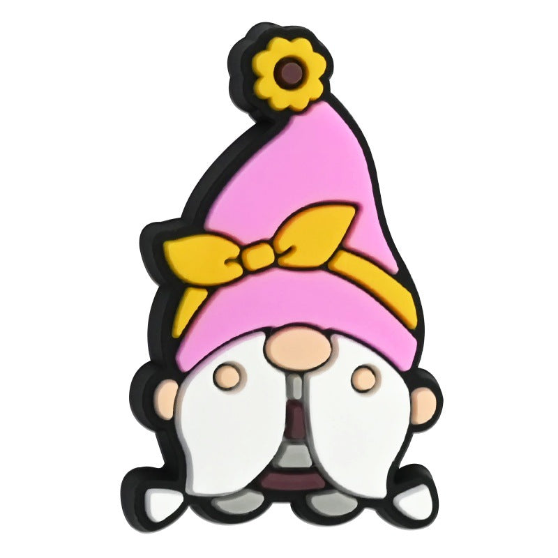 Wholesale Random 100pcs Color Cartoon Hat Small People Focal Beads