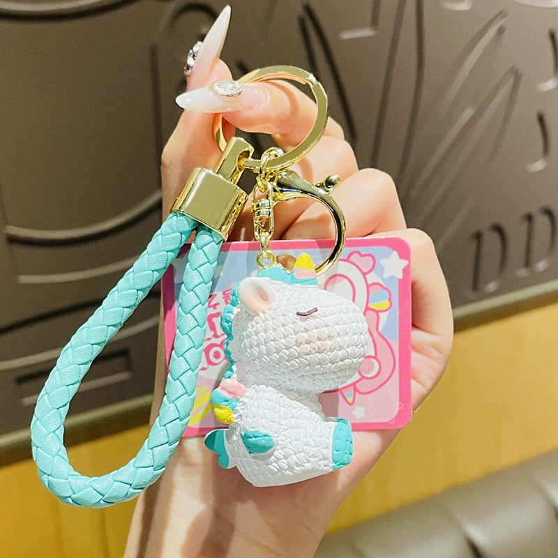 Wholesale New Unicorn Resin Keychain