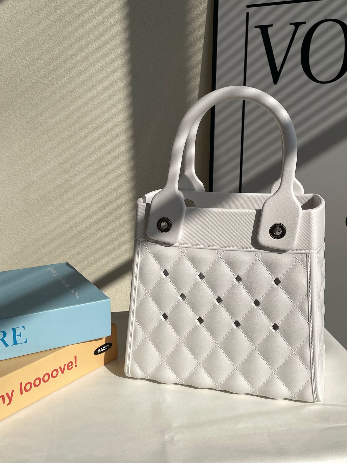 Wholesale EVA Niche Creative Fashion DIY Diamond Grid Handbag