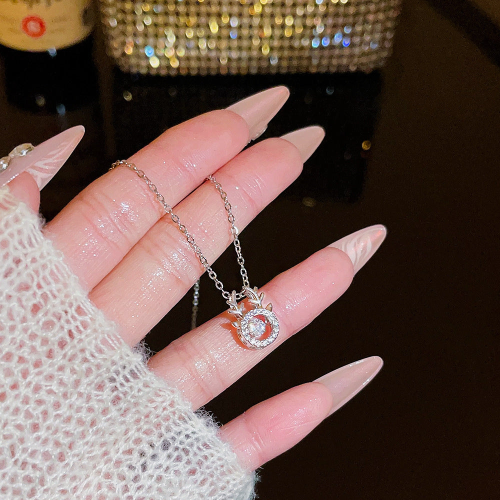 Wholesale Titanium Steel Necklace Women's All-match Sweet Chain Accessories