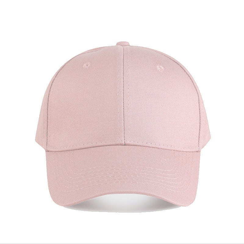 Wholesale Solid color deepened big head circumference baseball metal copper buckle light plate cap