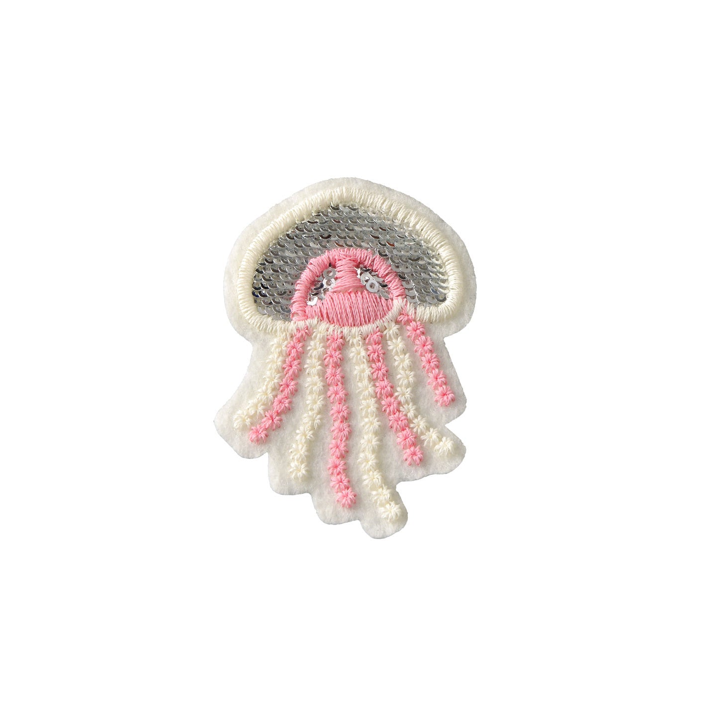 Wholesale Chic Sequin Embroidered Cartoon Starfish Patch DIY Decorative Sew On Applique For Bags Towels Clothing Repair