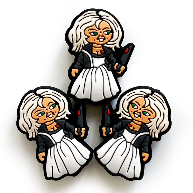 Wholesale 10pcs/pack horror silicone beads