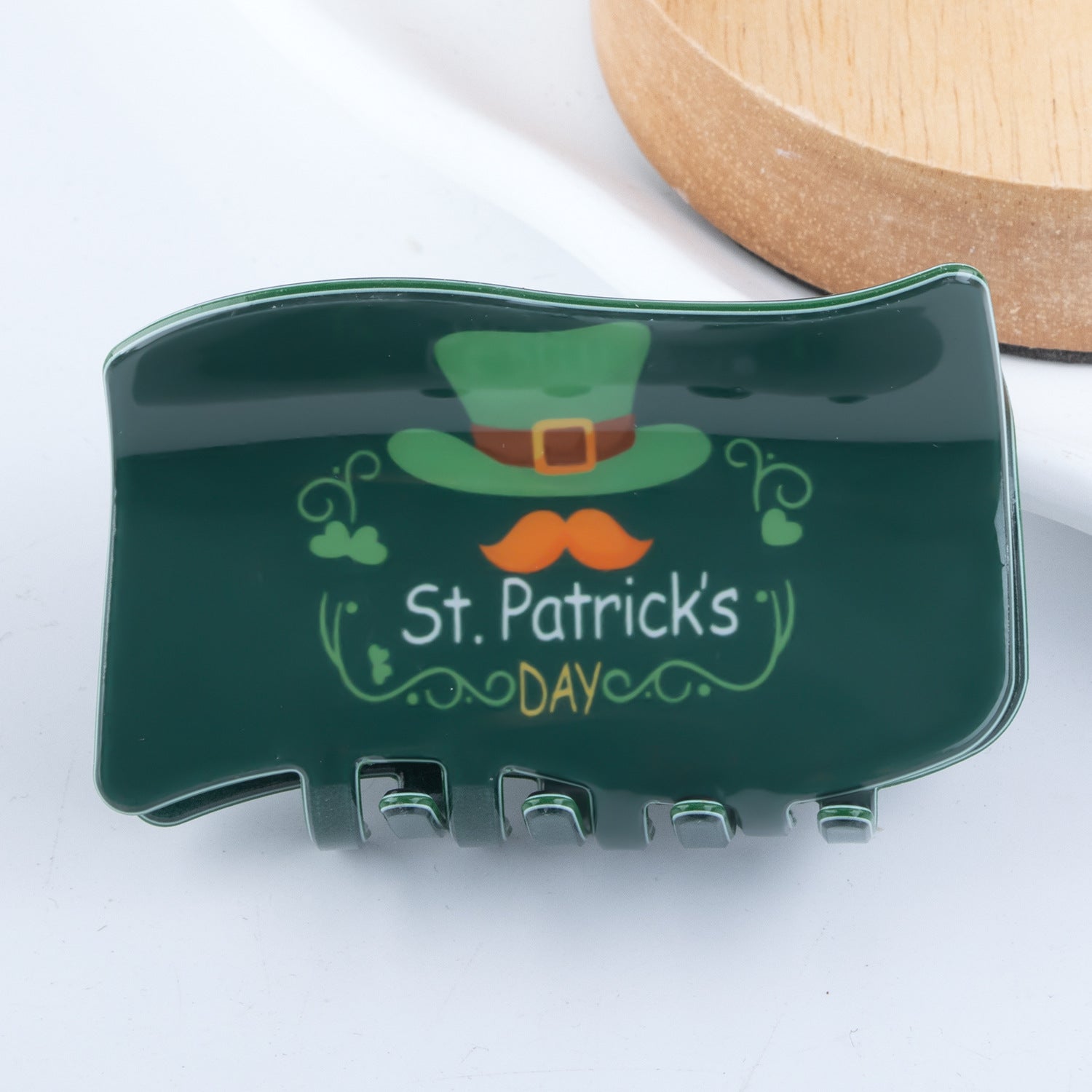 Wholesale St. Patrick's Day Green Fresh Forest Series Hair Clips