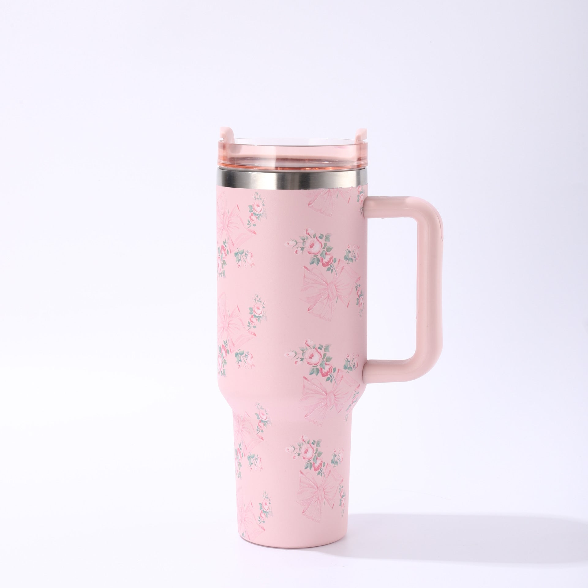 Wholesale Bowknot 40oz 304 Stainless Steel Vacuum Cup Large Capacity Ice Cup with Handle