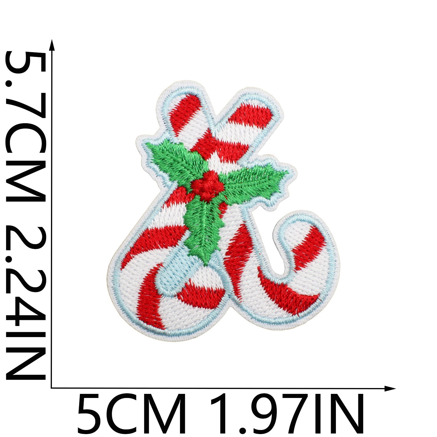 Wholesale Polyester Iron On Christmas Embroidered Patches Bells Stars Cartoon Design For Clothing DIY