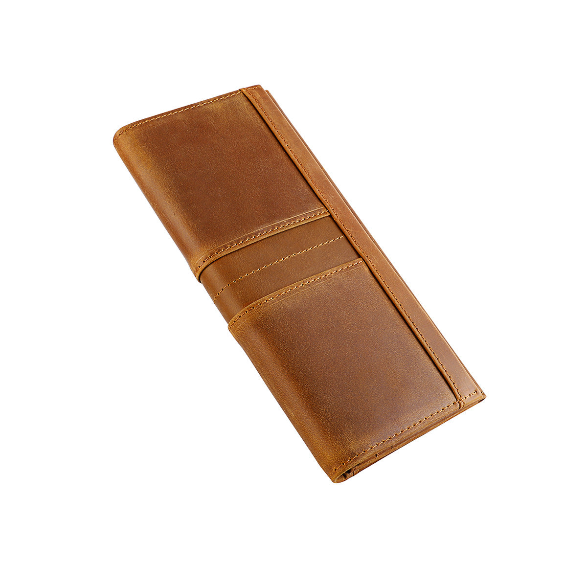 Wholesale Crazy horse leather top layer leather wallet anti-theft credit card holder