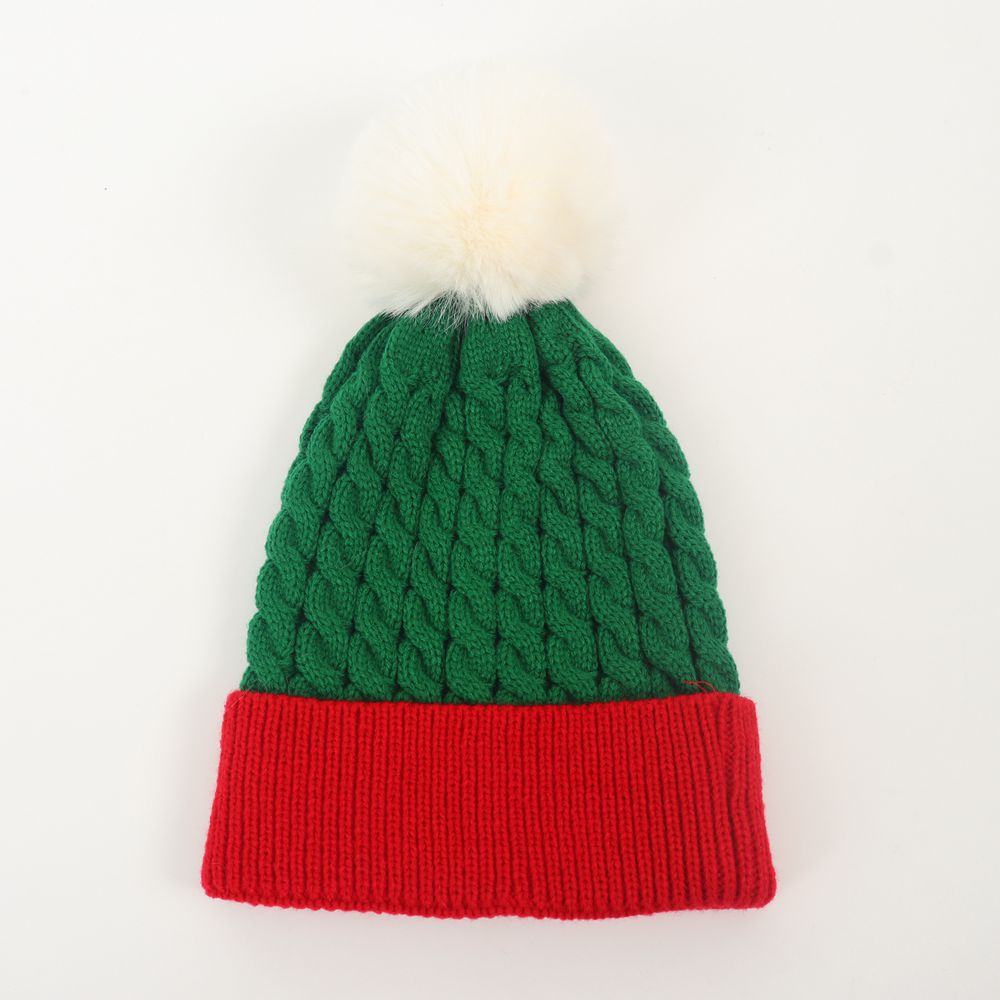Wholesale Parent-child Christmas Hat Winter Woolen Hat Outdoor Warm Knitted Hat