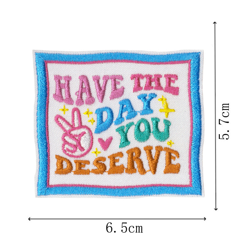 Wholesale Colorful cute cartoon duck embroidery DIY Patches