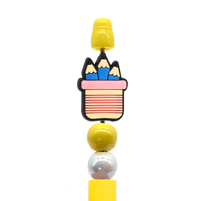 Wholesale Random 100pcs Cartoon School Series Focal Beads