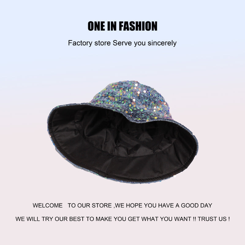 Wholesale Colorful Sequin Fisherman Hats