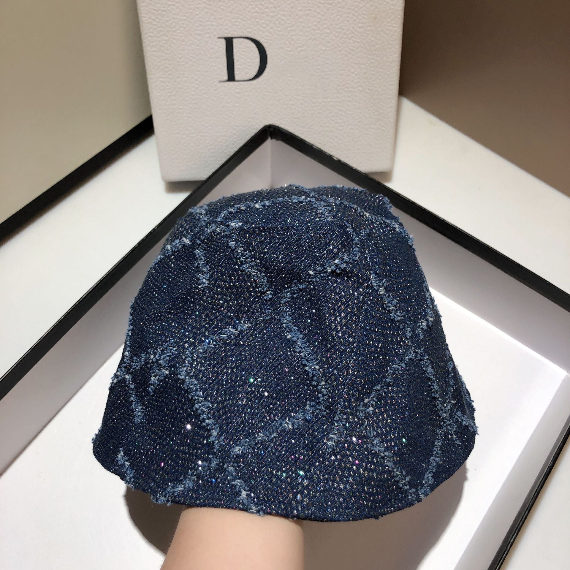 Wholesale Diamond Denim Fisherman Hat Basin Hat