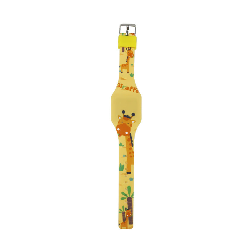 Wholesale Silicone LED Electronic Touch Screen Color Printing Kids Watch