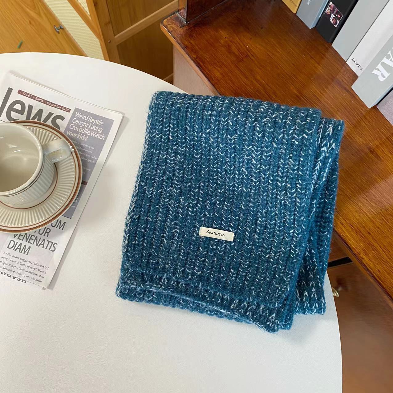 Wholesale Handmade Crocheted Vintage Knitted Warm Scarf