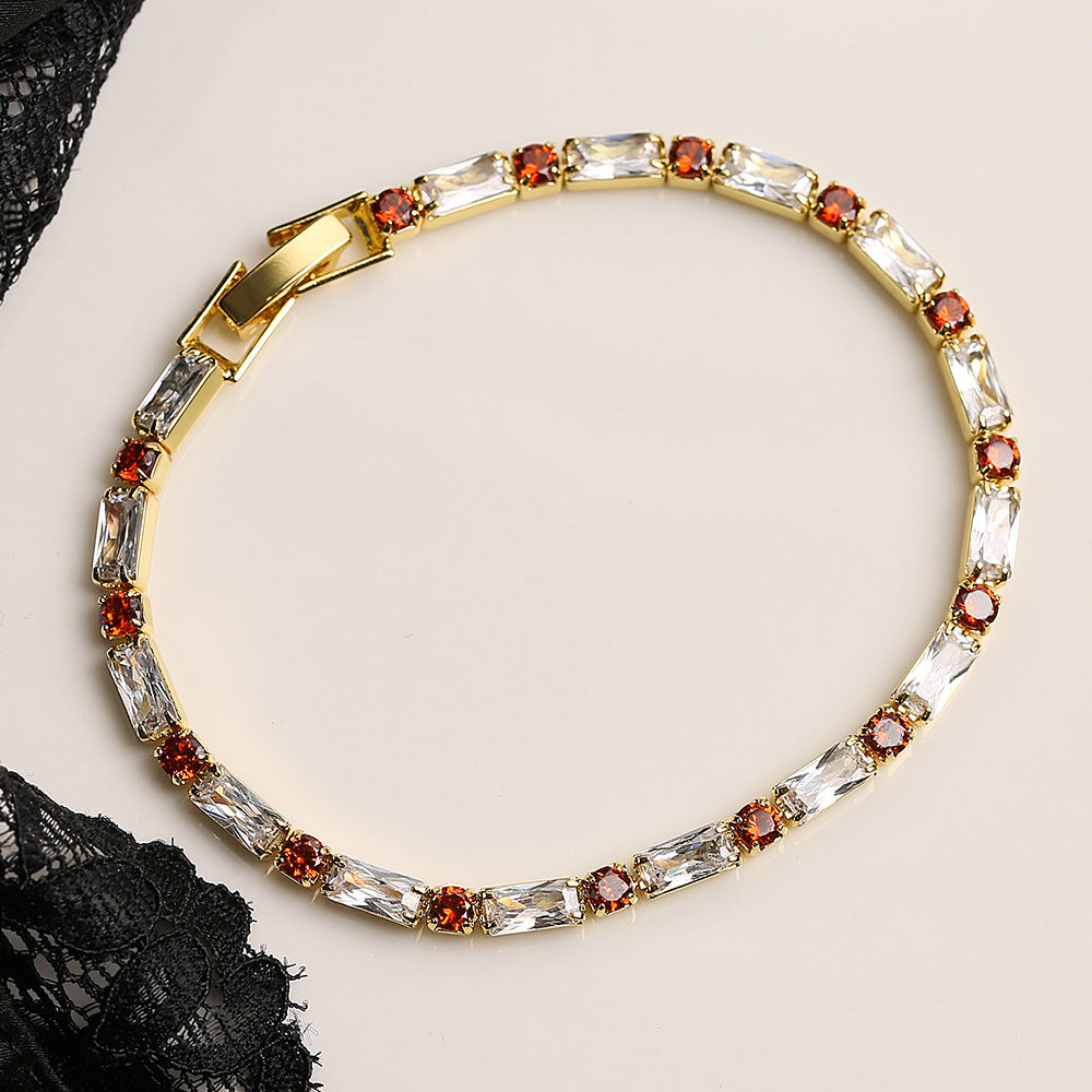 Wholesale Summer Zircon Copper Bracelet